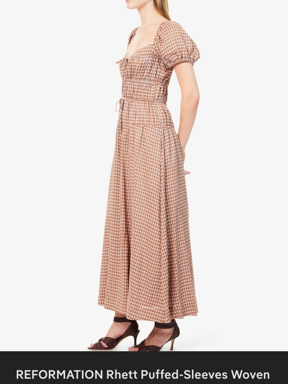 Reformation Rhett gingham Dress - Picture 3 of 7